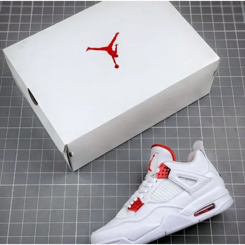 Air Jordan 4 Retro Metallic Red. Size 10.